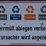 Kontrollaktion gegen Müll