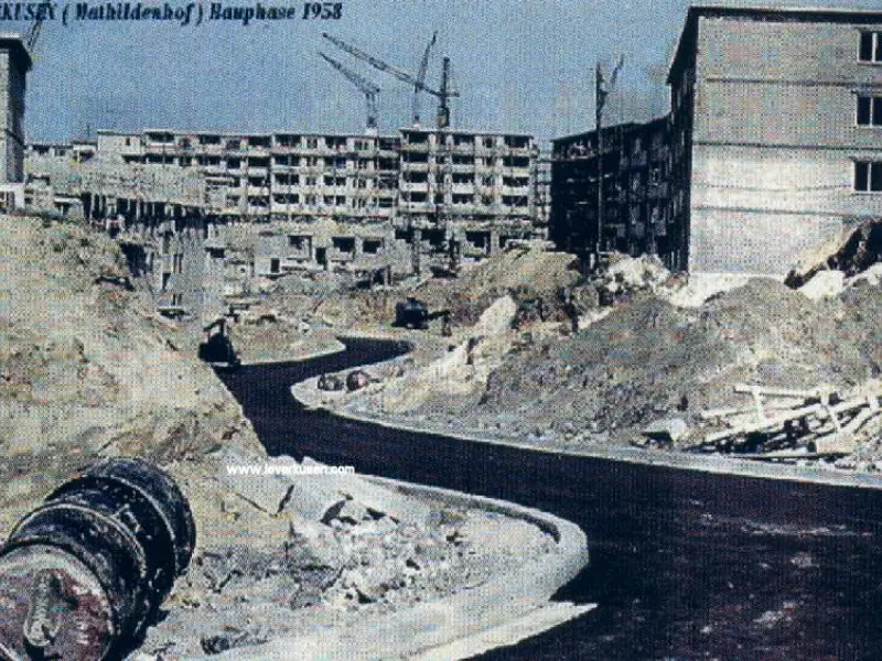 Mathildenhof, Bauphase 1958