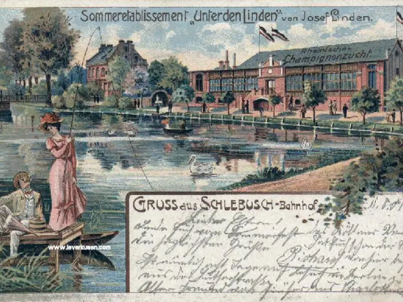 Lindenhof-Weiher (Sommeretablissement "Unter den Linden" und Rheinische Championzucht)