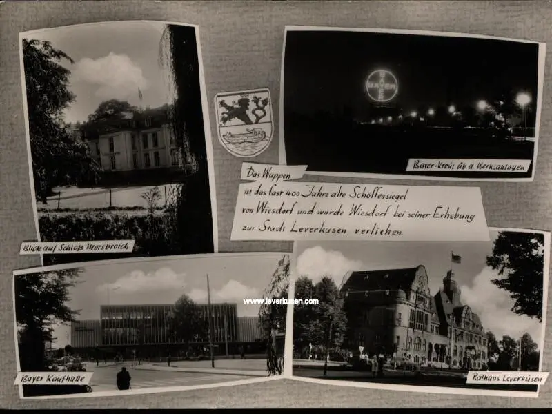4fach Postkarte Opladen