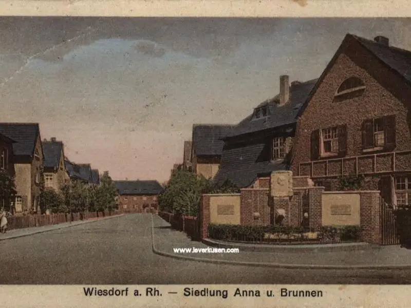 Siedlung Anna mit Brunnen