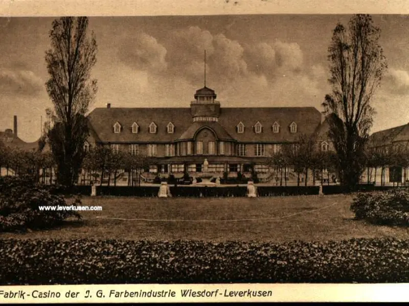 Fabrik-Casino der I.G. Farbenindustrie Wiesdorf-Leverkusen (Rückseite)