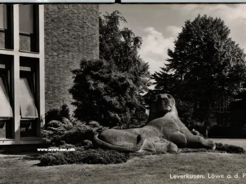 Löwe an der Poliklinik