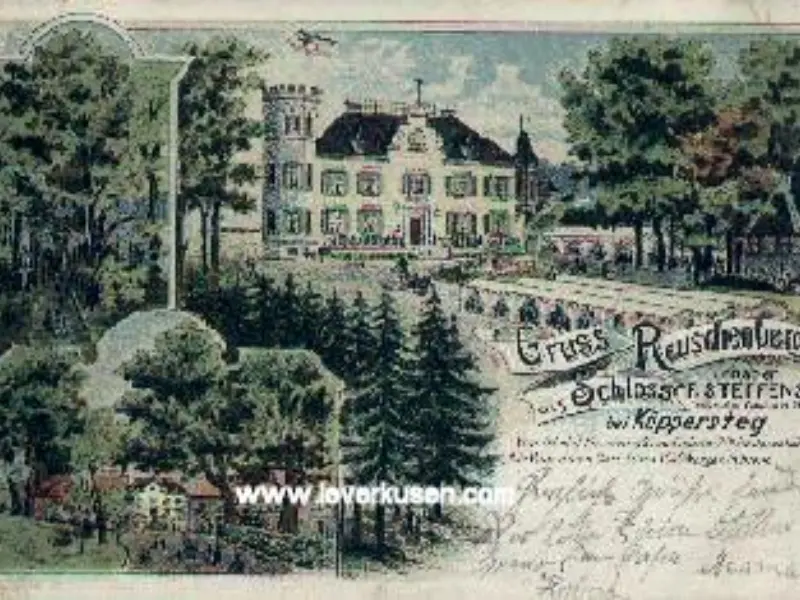 3fach Karte Schloß Reuschenberg