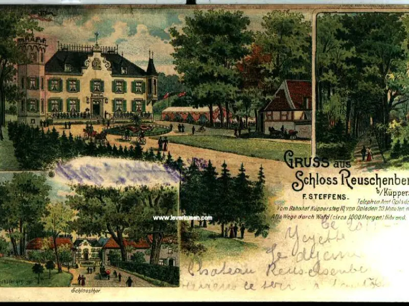 3fach Gruß aus Schloß Reuschenberg