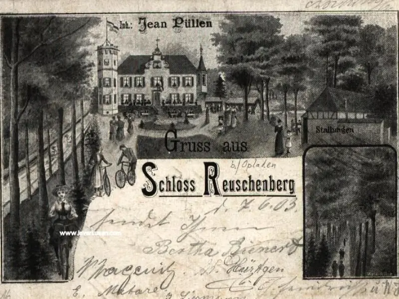 2fach Karte Schloss Reuschenberg