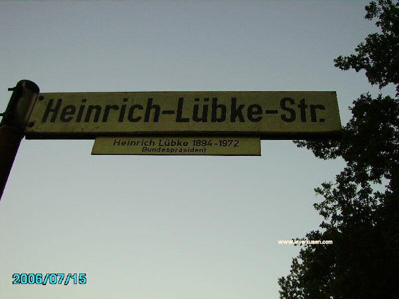 Heinrich-Lübke-Straße